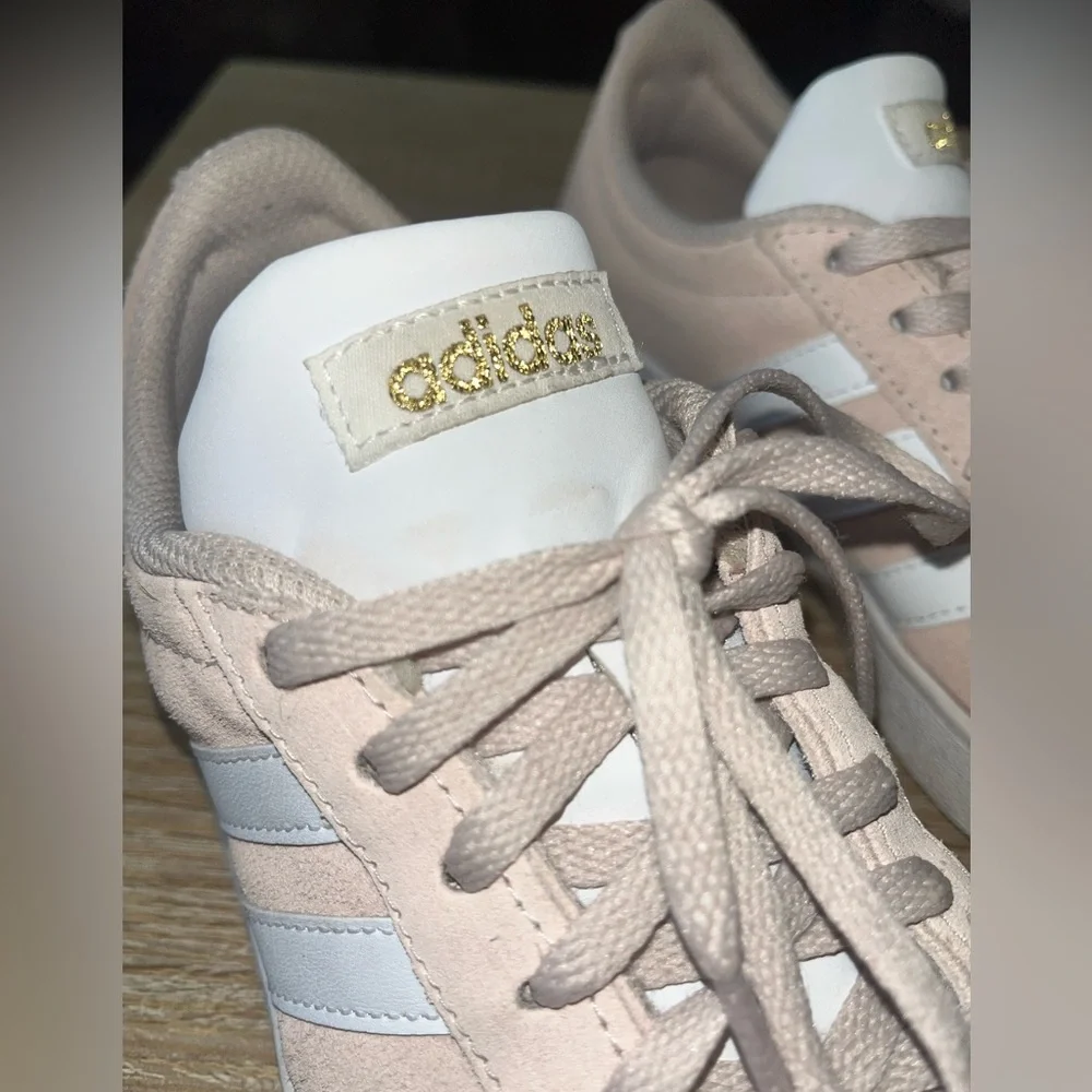 Adidas Women's VL court 2.0 Sneakers color wander quartz size 7 - Picture 10 of 14